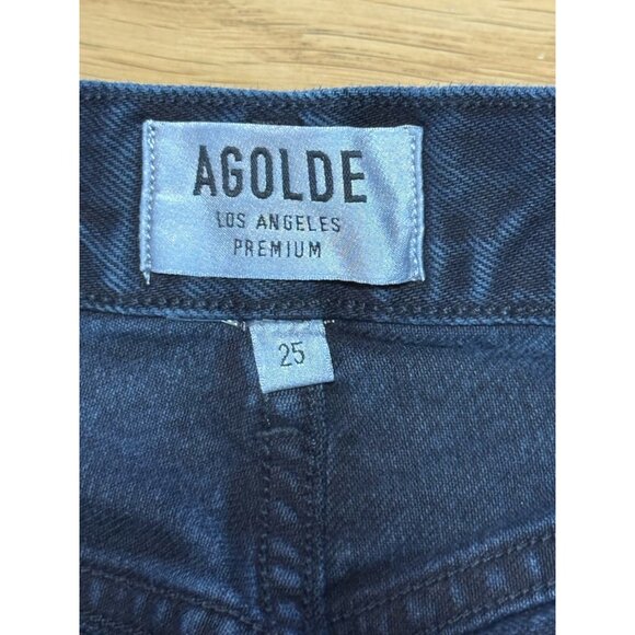 Agolde Remy High Rise Straight Jeans Sz 25 Cotton Style# A105C-813 Designer READ - Picture 3 of 15